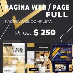 Creación de Paginas Web Profesional – Full